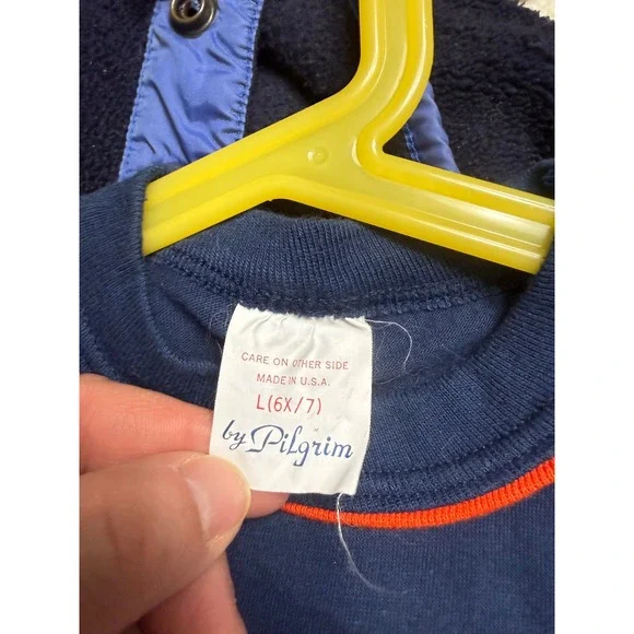 Vintage Kids 80s Holographic Tron T-Shirt Pilgrim 6/7 - Picture 6 of 7